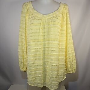 Lauren Conrad Soft Yellow Blouse